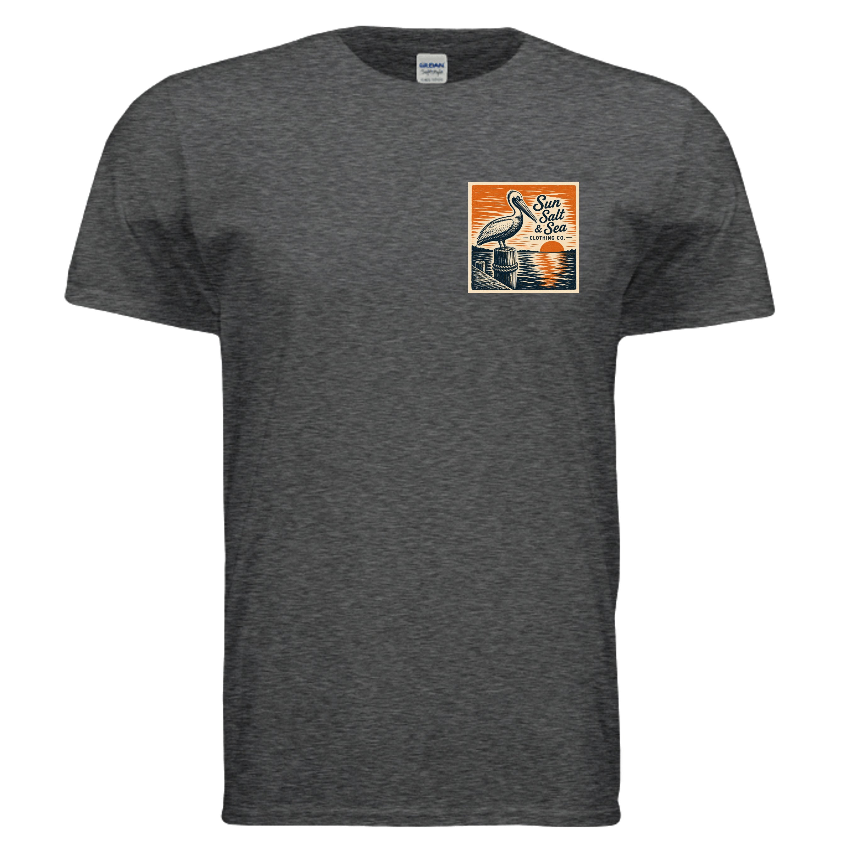 DARK HEATHER - G640 - FRONT